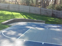 Your MA sport court and landscape can be designed and built to complement each other.
